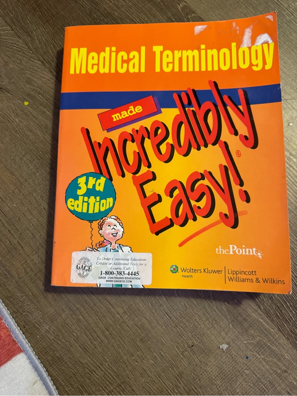 Wolters Kluwer 'Medical Terminology Made Incredibly Easy!' - Orange 3rd Edition